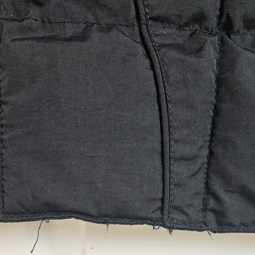 Cowgirl hardware Crystal Embellished black Puffer vest sz M